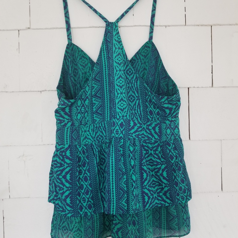 Patterned Racerback Tank - Picture 2 of 5